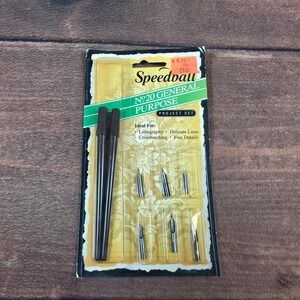 Speedball Calligraphy Project Set No. 20 N/A Brown New Vintage Drawing Nibs